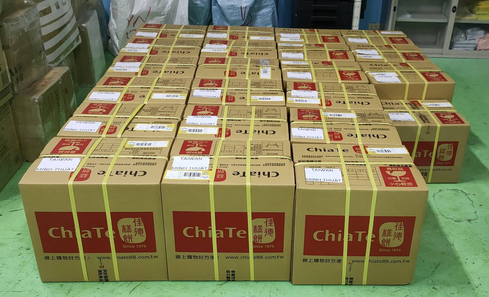 Packed Boxes Ready for Shipping